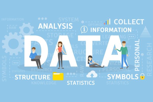 Data concept illustration. B.Tech in Data Science